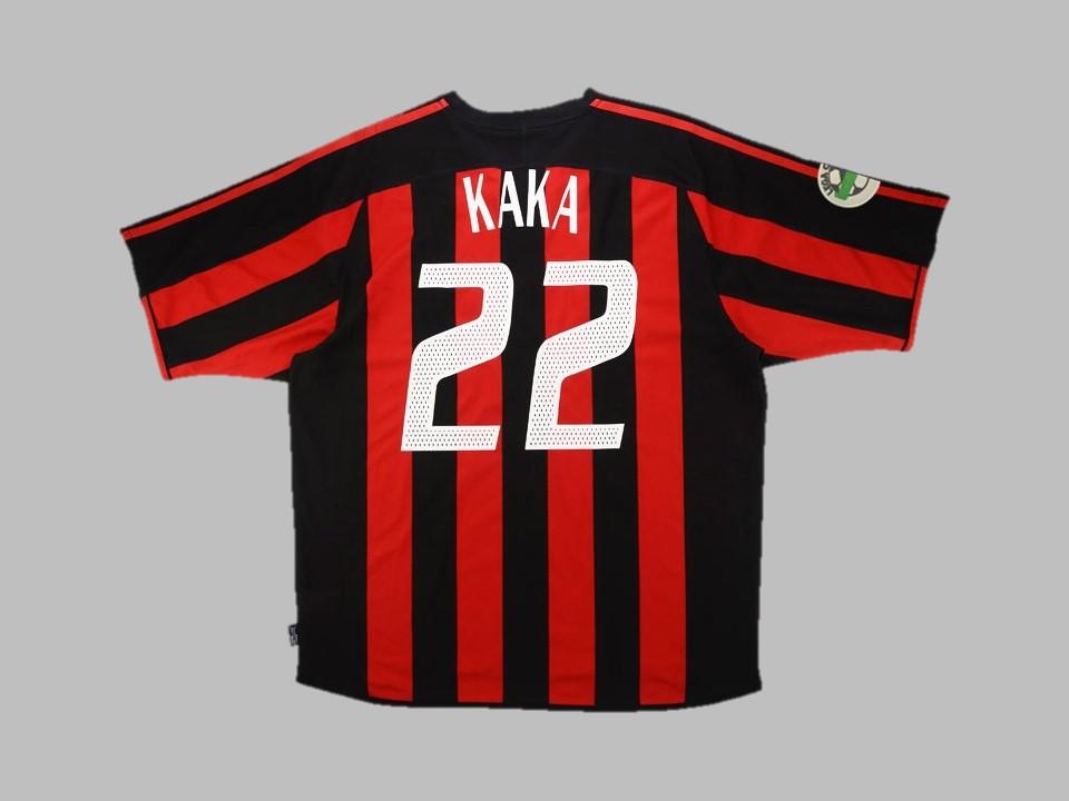 Ac Milan 2003 2004 Kaka 22 Domicile Maillot Serie A