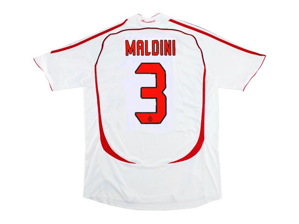 Ac Milan 2006 2007 Maldini 3 Finale Exterieur Football Maillot de football Maillot