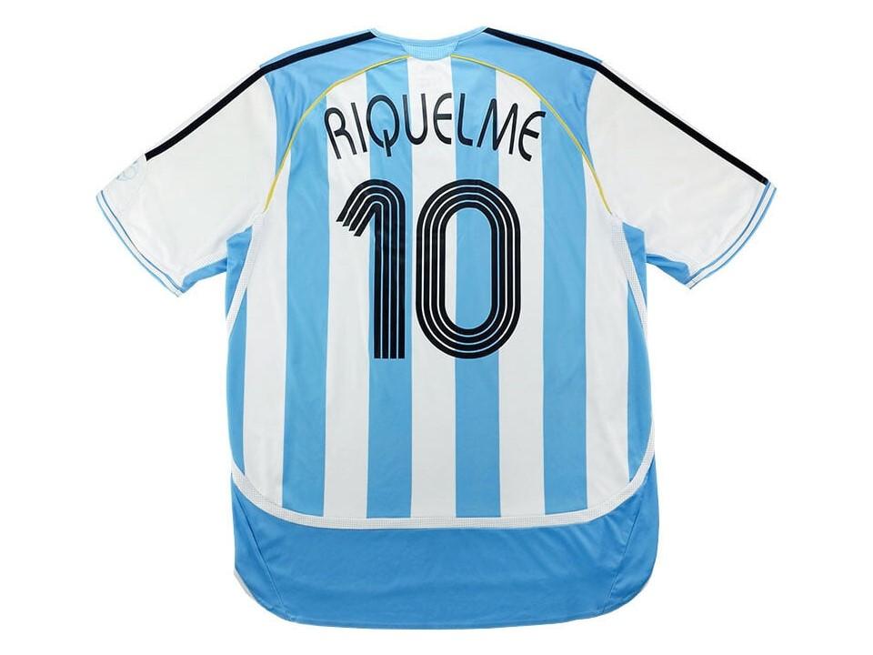 Argentina 2006 Riquelme 10 World Cup Domicile Football Maillot de football Maillot