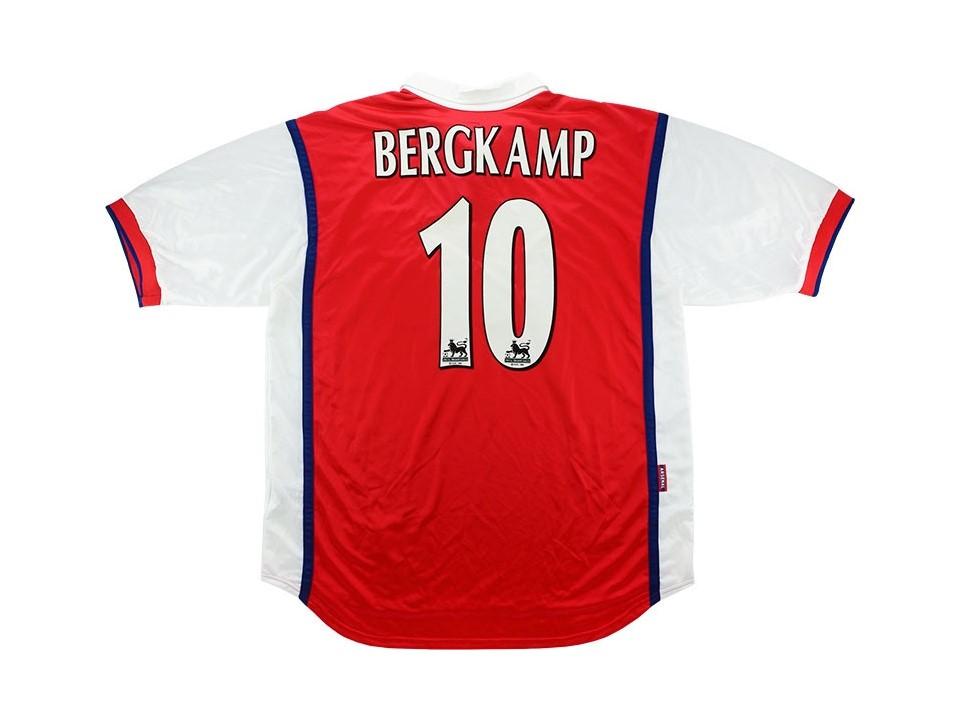 Arsenal 1998 Bergkamp 10 Domicile Football Maillot de football Maillot