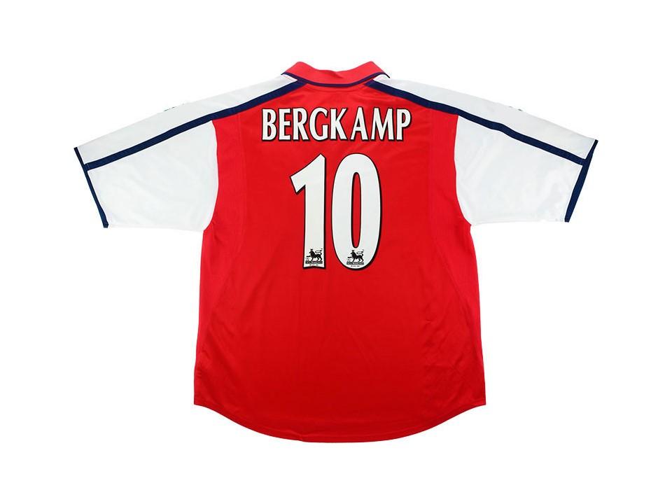 Arsenal 2000 Bergkamp 10 Domicile Football Maillot de football Maillot