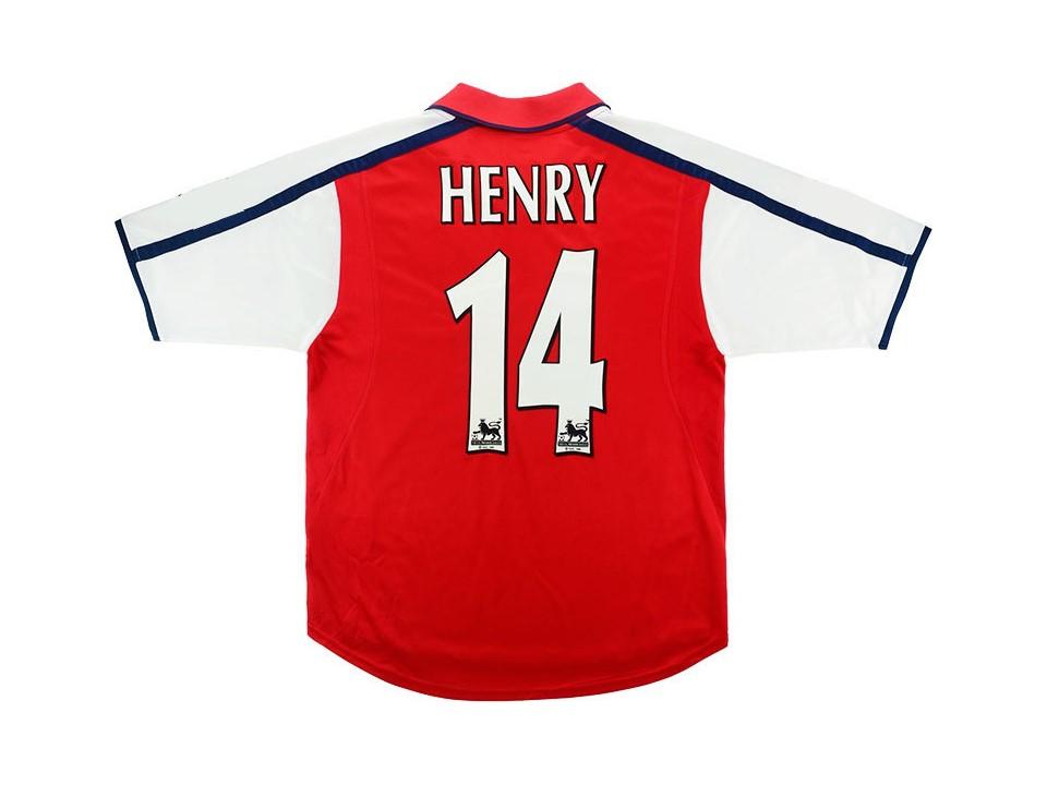Arsenal 2000 Henry 14 Domicile Football Maillot de football Maillot