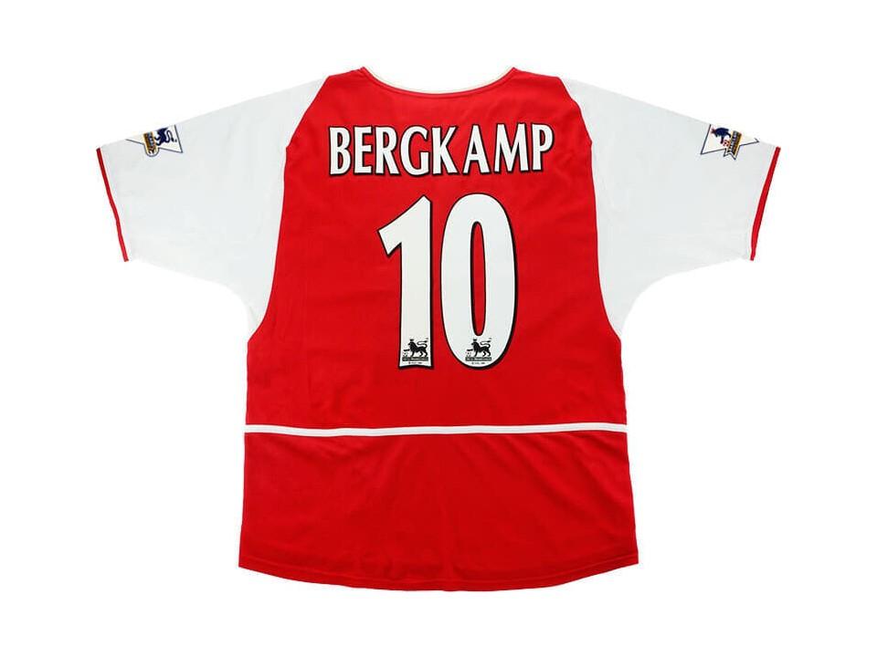 Arsenal 2002 2003 2004 Bergkamp 10 Domicile Football Maillot de football Maillot