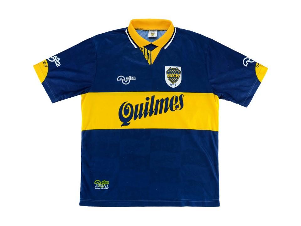 Boca Juniors 1995 Domicile Football Maillot de football Maillot