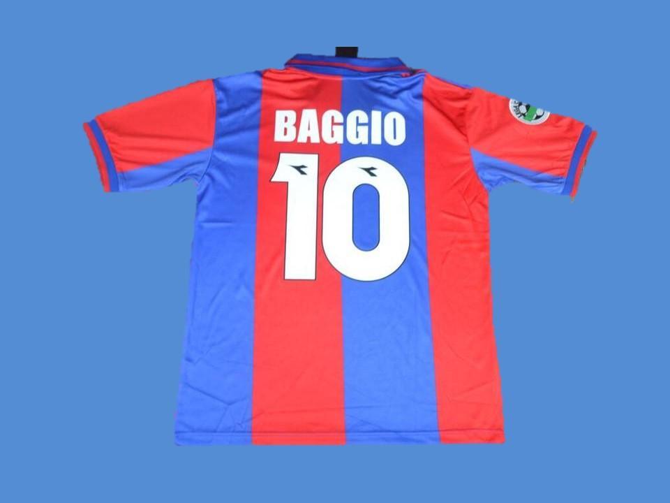 Bologna 1997 1998 Baggio 10 Domicile Maillot Serie A