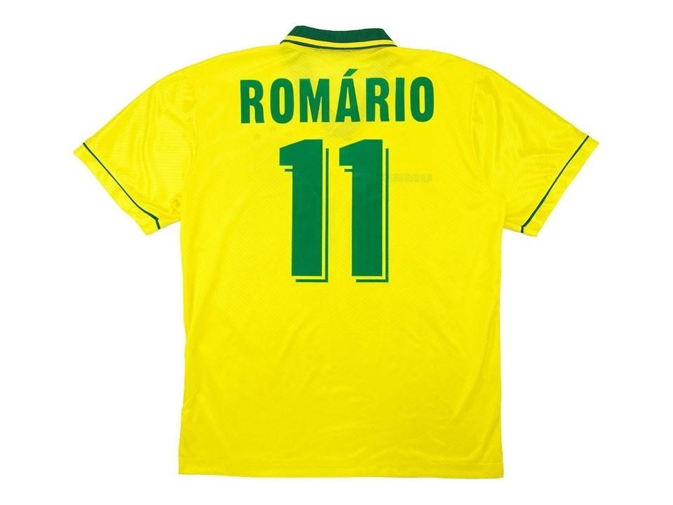 Brazil Brasil 1994 Romario 11 World Cup Domicile Maillot