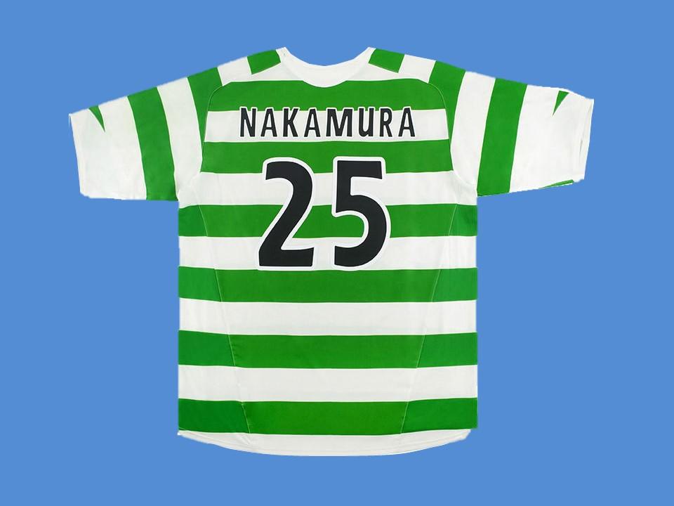 Celtic 2005 2007 Nakamura 25 Domicile Maillot