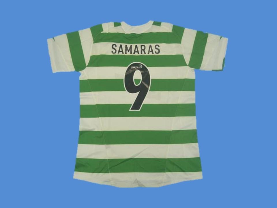 Celtic 2005 2007 Samaras 9 Domicile Maillot