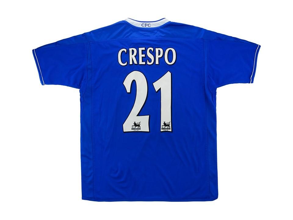 Chelsea 2003 2005 Crespo 21 Domicile Football Maillot de football Maillot