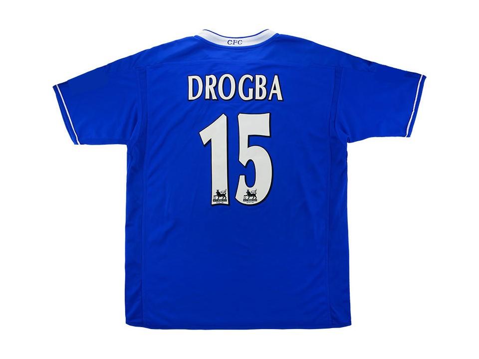 Chelsea 2003 2005 Drogba 15 Domicile Football Maillot de football Maillot