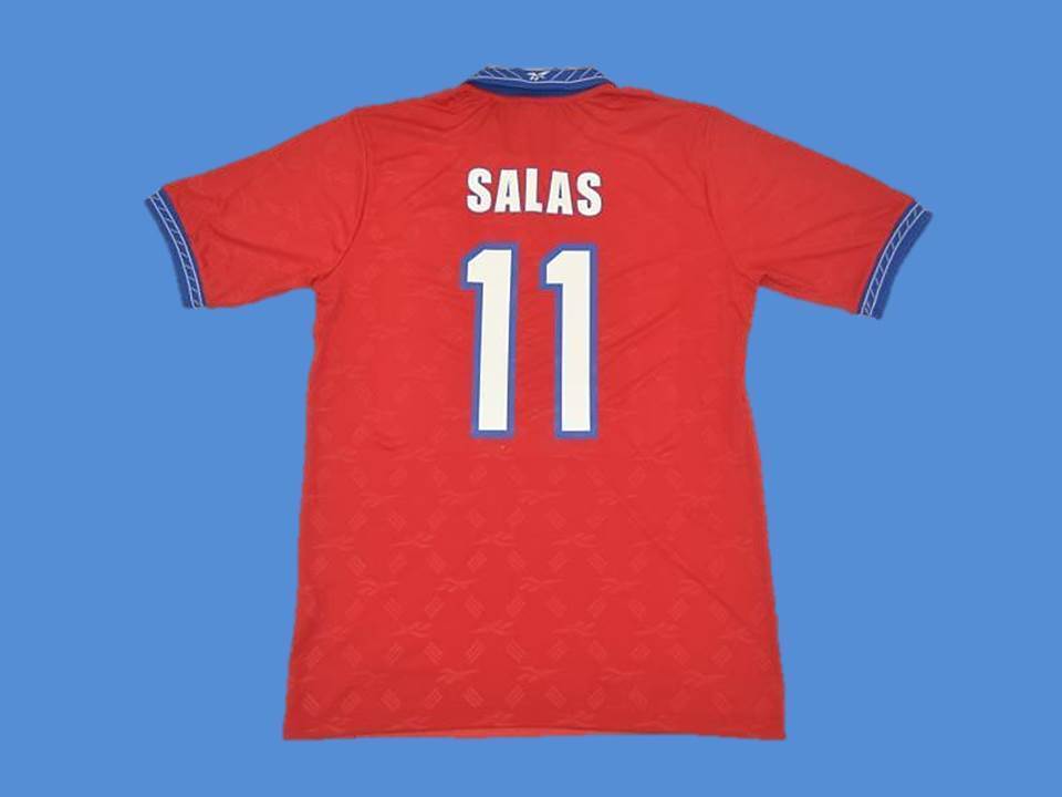 Chile 1998 Salas 11 World Cup Domicile Maillot
