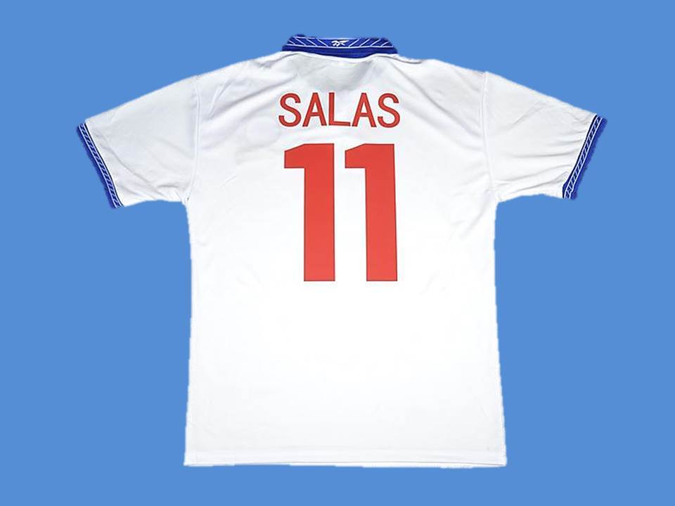 Chile 1998 World Cup Salas 11 Exterieur Maillot