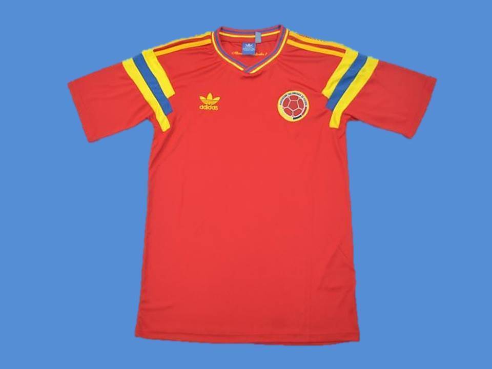 Colombia 1990 World Cup Domicile Maillot