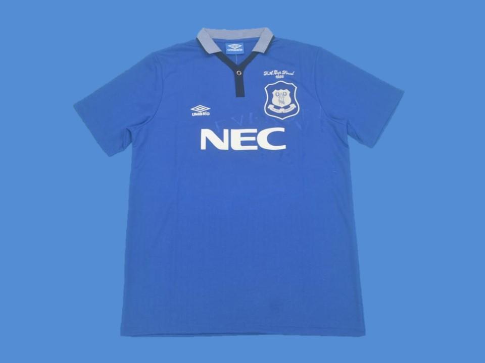 Everton 1994 1995 Domicile Maillot