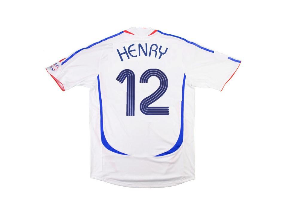 France 2006 World Cup Henry 12 Exterieur Maillot