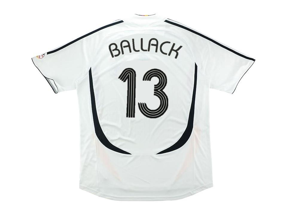 Germany 2006 Ballack 13 World Cup Domicile Football Maillot de football Maillot