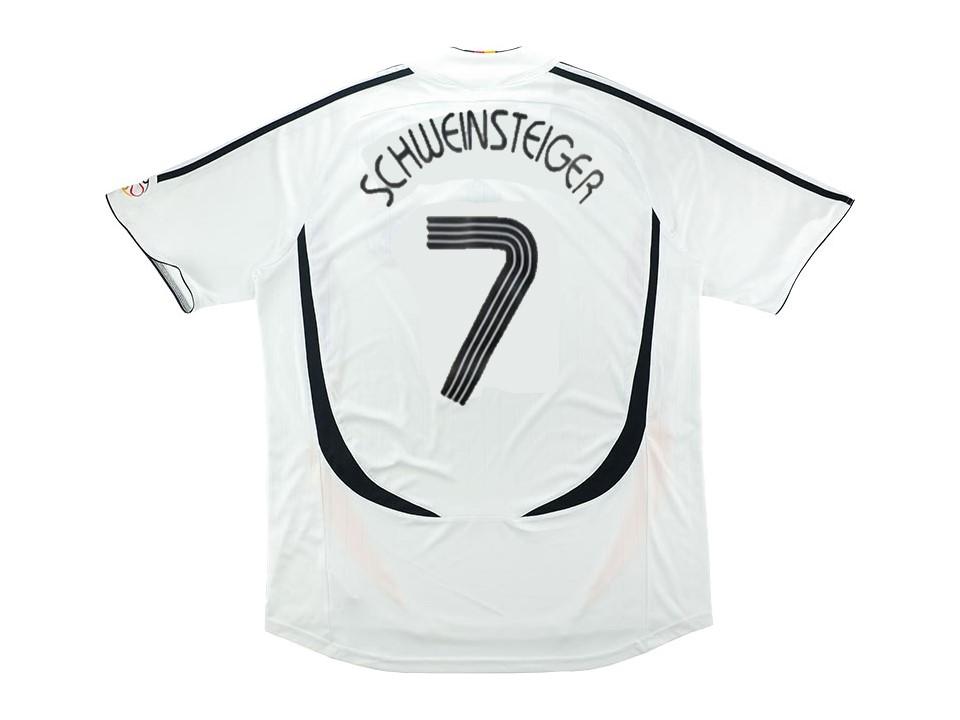 Germany 2006 Schweinsteiger 7 World Cup Domicile Football Maillot de football Maillot