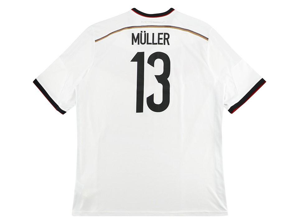 Germany 2014 Muller 13 World Cup Domicile Football Maillot de football Maillot
