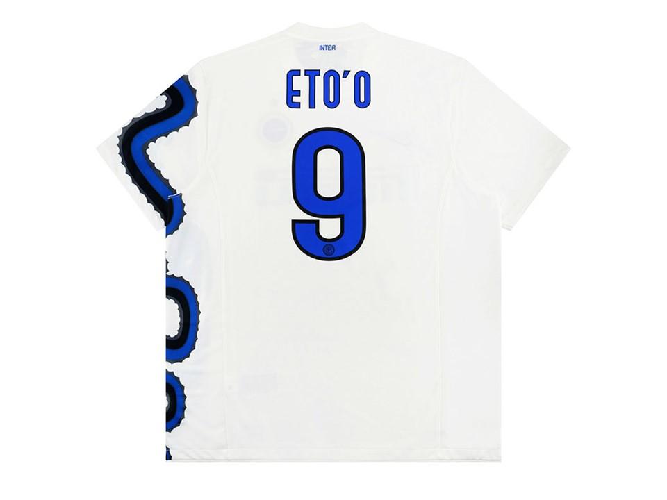 Inter Milan 2010 Exterieur Etoo 9 With Badges Football Maillot Maillot