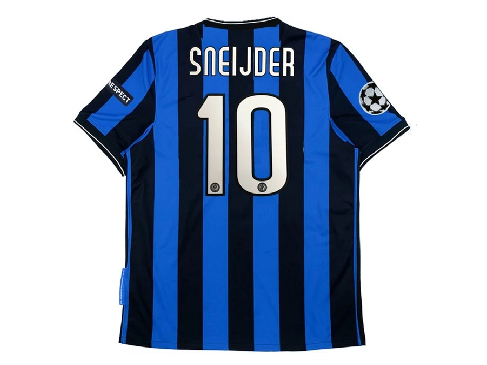 Inter Milan 2010 Sneijder 10 Ucl Finale Domicile Football Maillot Maillot