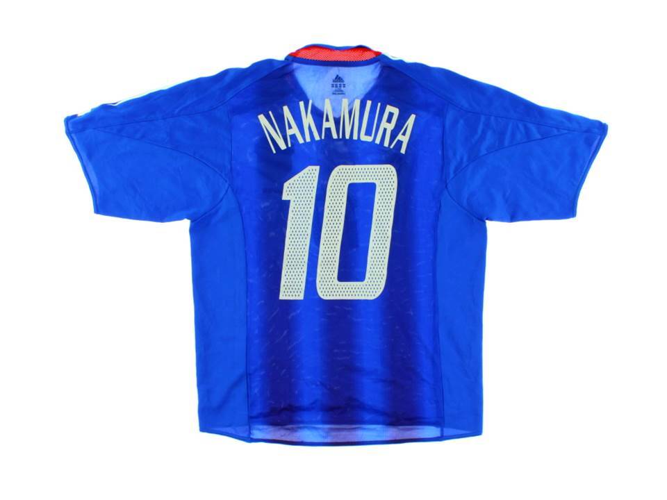 Japan 2004 Nakamura 10 Asian Cup Domicile Football Maillot de football Maillot