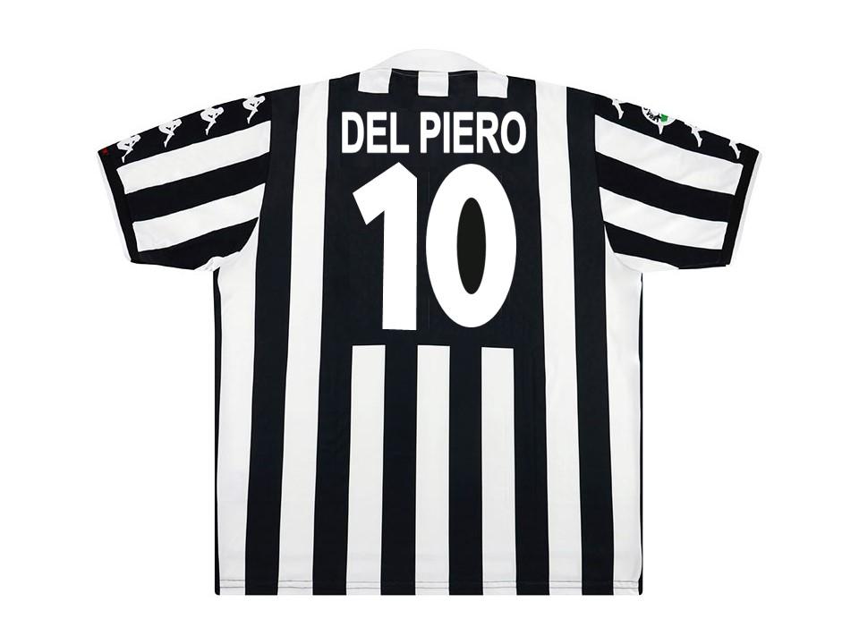 Juventus 1999 2000 Del Piero 10 Manches Courtes Domicile Football Maillot de football Maillot