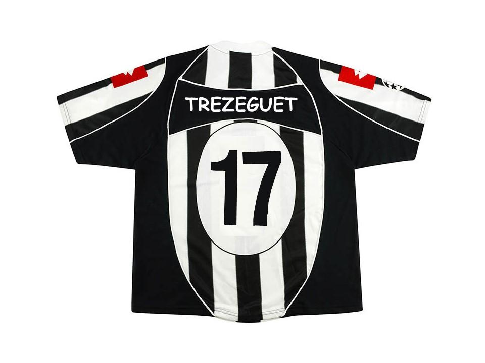 Juventus 2002 2003 Trezeguet 17 Domicile Football Maillot de football Maillot