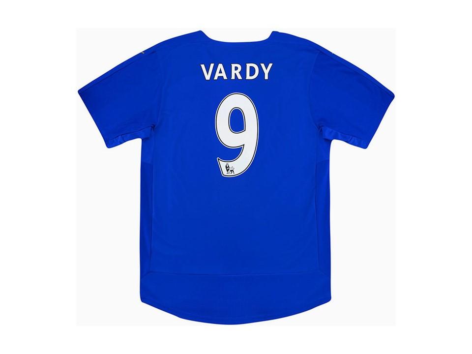 Leicester City 2015 2016 Vardy 9 Domicile Maillot