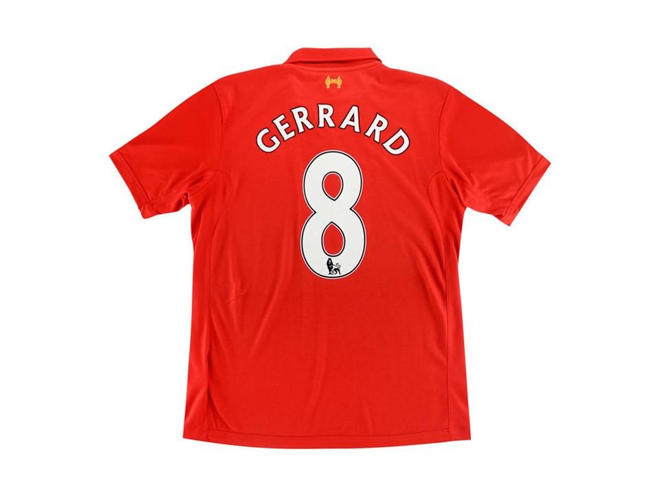 Liverpool 2012 2013 Gerrard 8 Domicile Maillot
