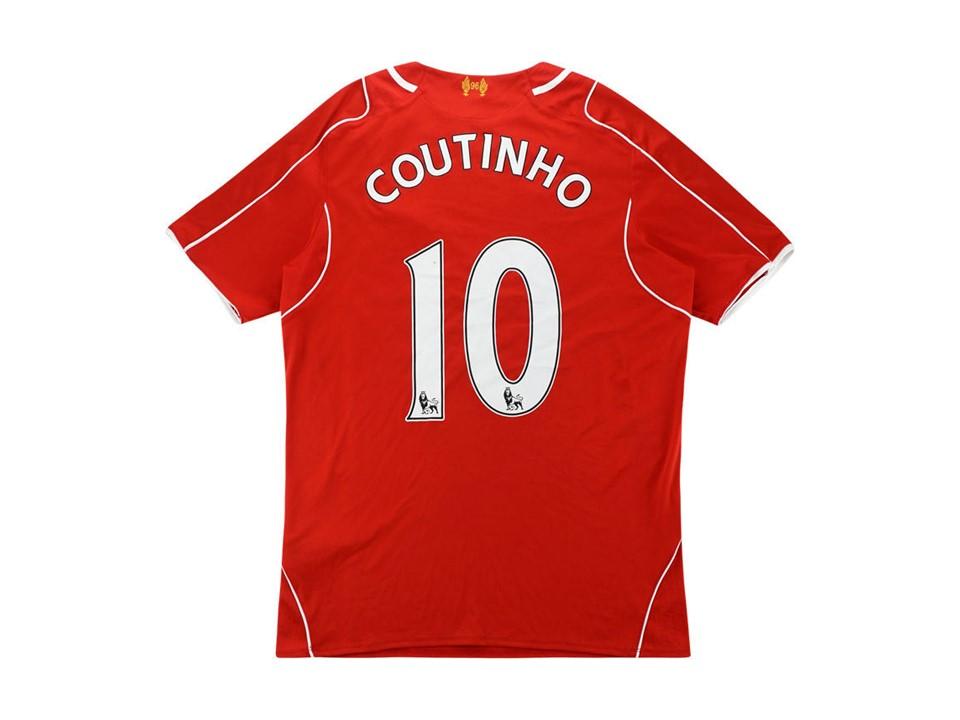 Liverpool 2014 2015 Coutinho 10 Domicile Maillot