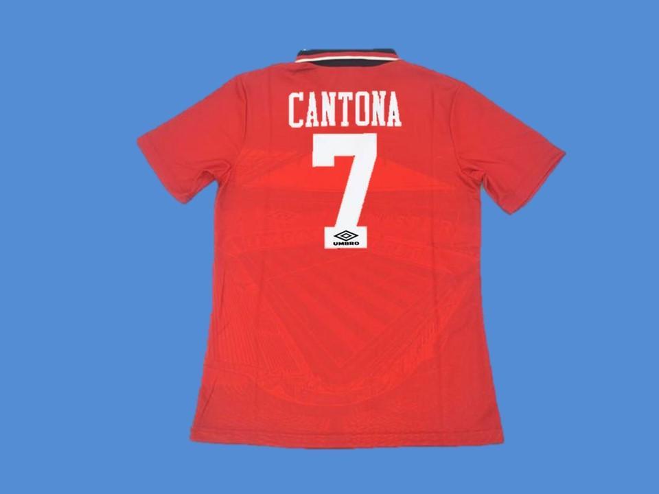 Manchester United 1994 1996 Cantona 7 Domicile Maillot
