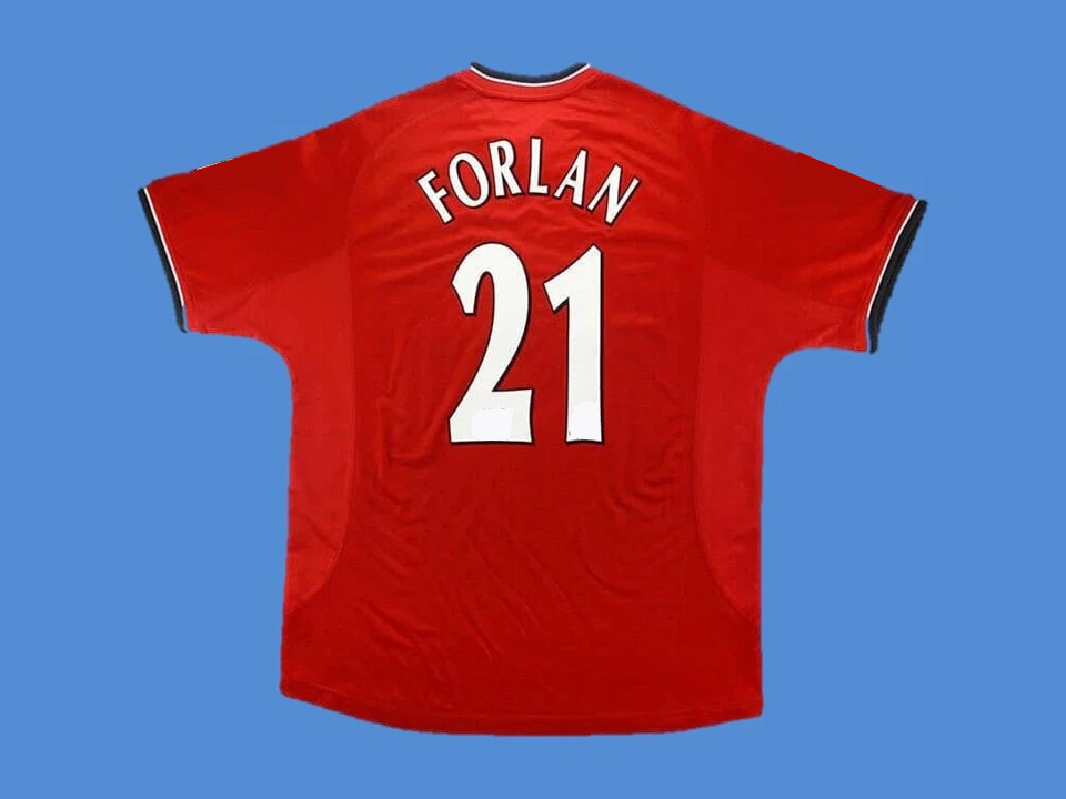 Manchester United 2000 2002 Forlan 21 Domicile Maillot
