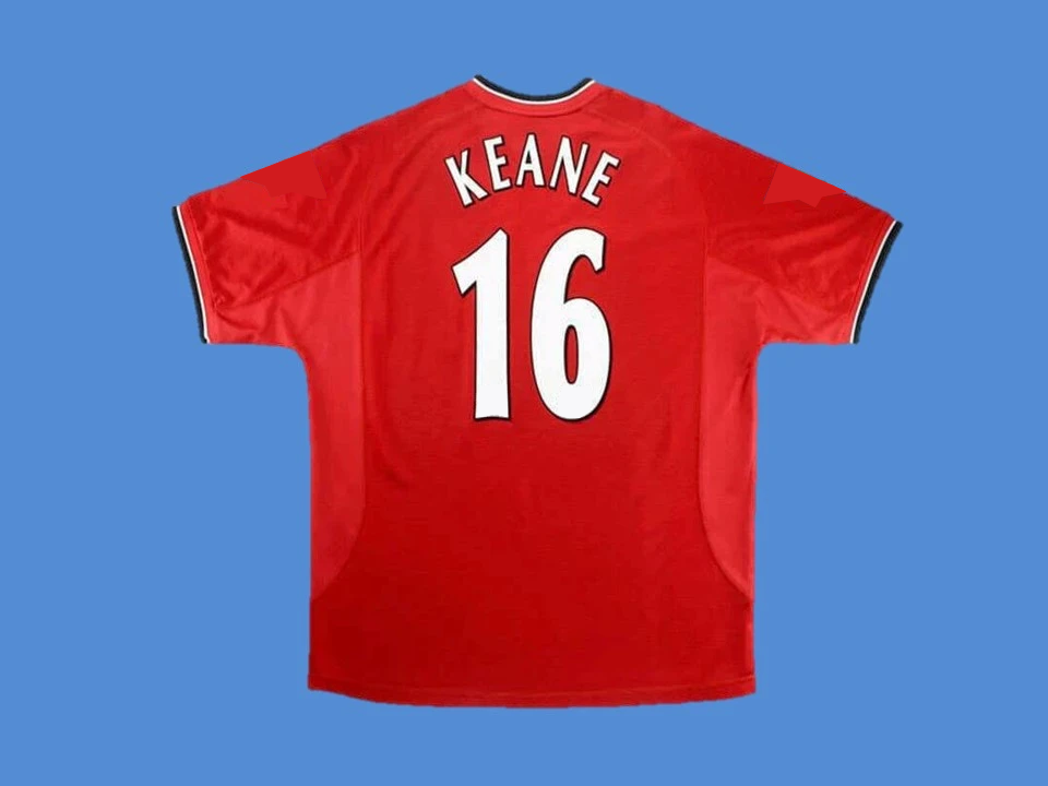 Manchester United 2000 2002 Keane 16 Domicile Maillot