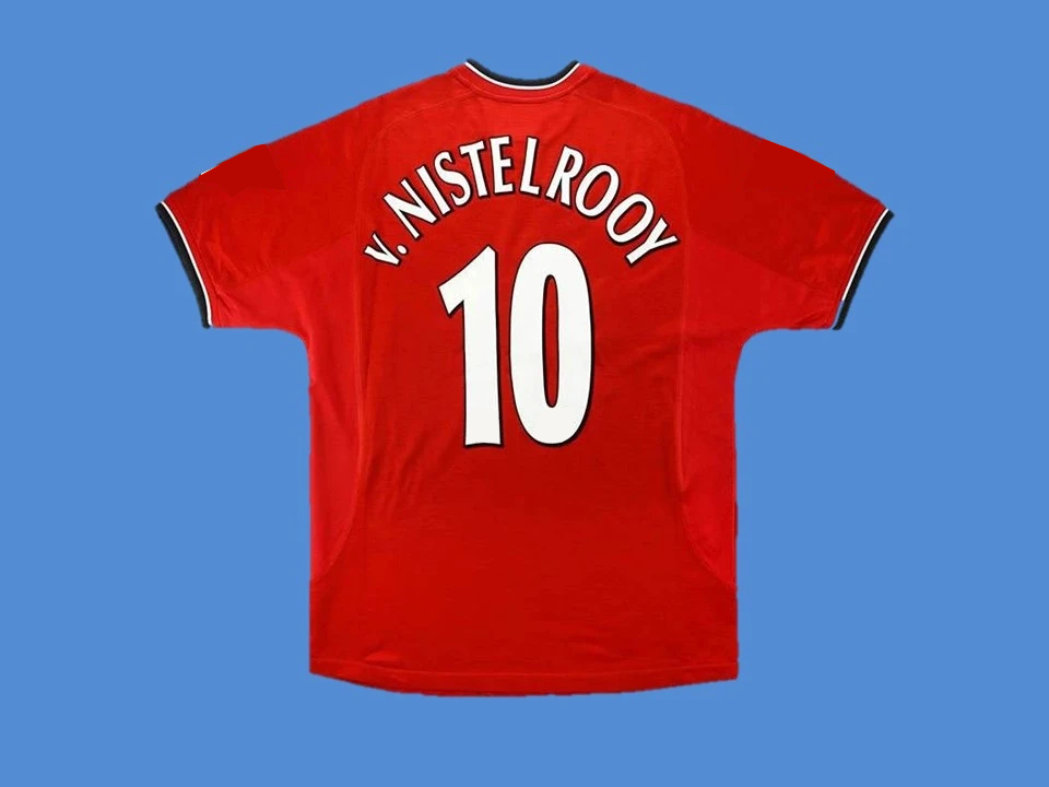 Manchester United 2000 2002 V. Nistelrooy 10 Domicile Maillot