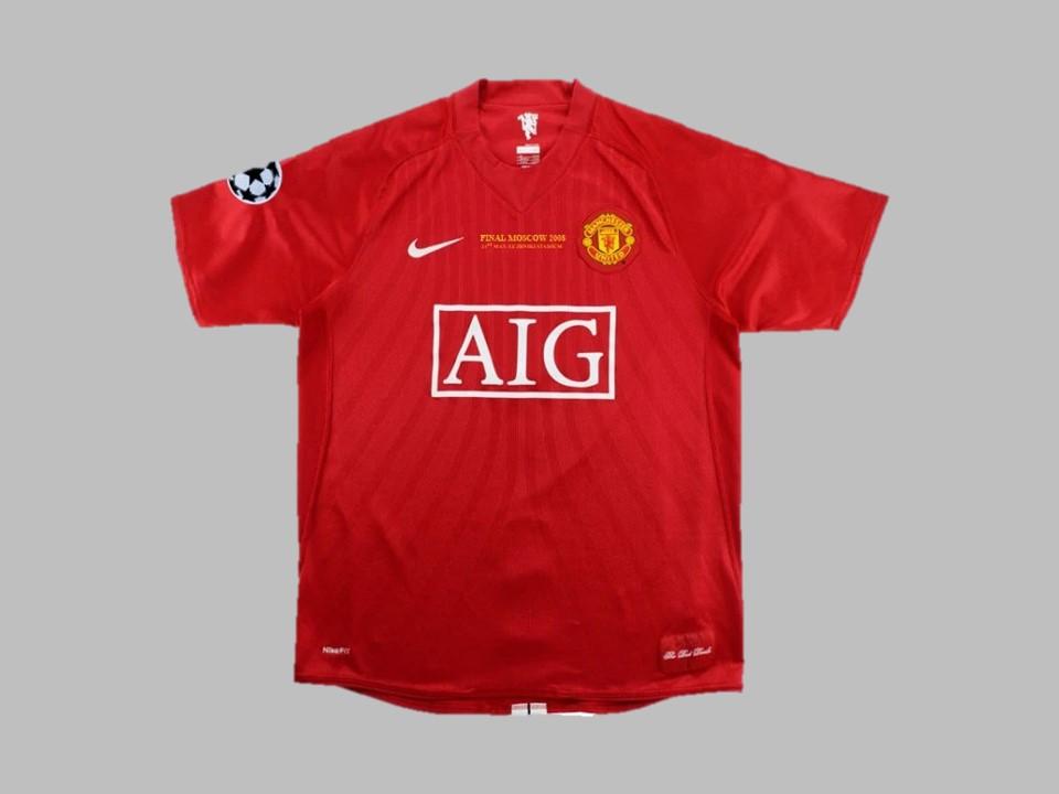 Manchester United 2007 2008 Ucl Finale Domicile Maillot
