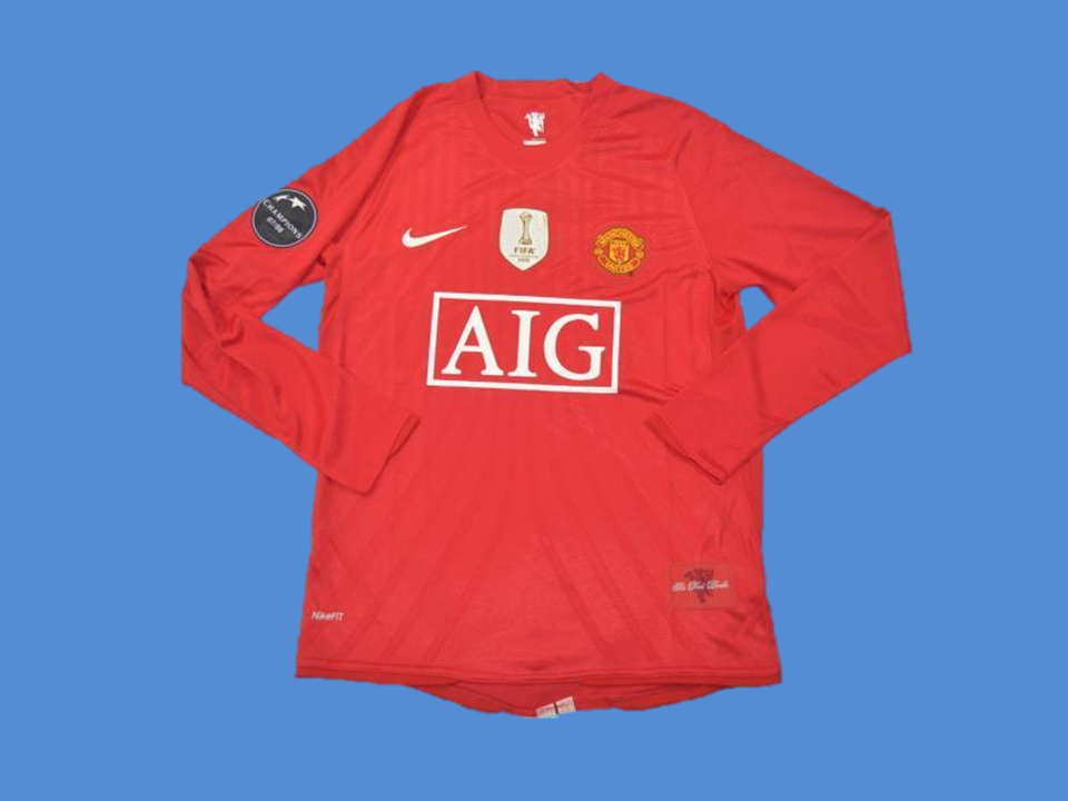 Manchester United 2008 2009 Manches Longuess Maillot
