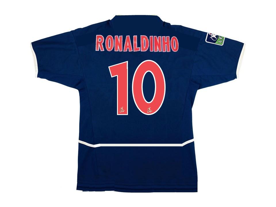 Paris Saint Germain Psg 2002 Ronaldinho 10 Domicile Football Maillot Maillot
