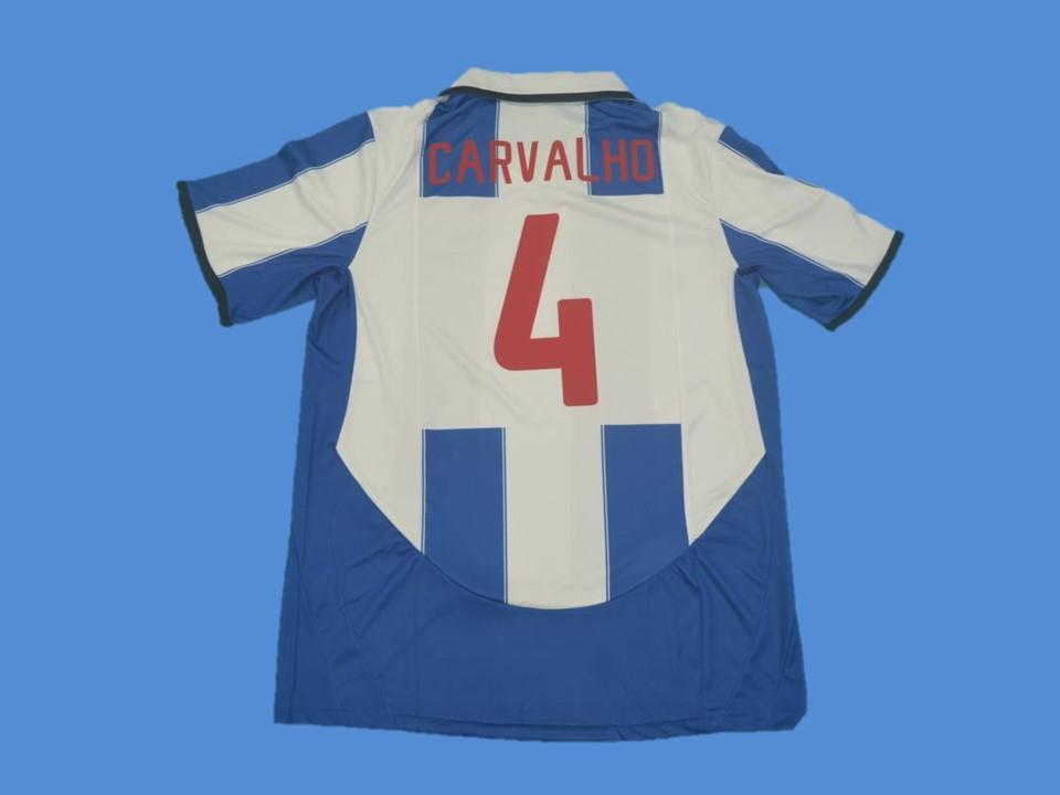Porto 2003 2004 Carvalho 4 Domicile Maillot