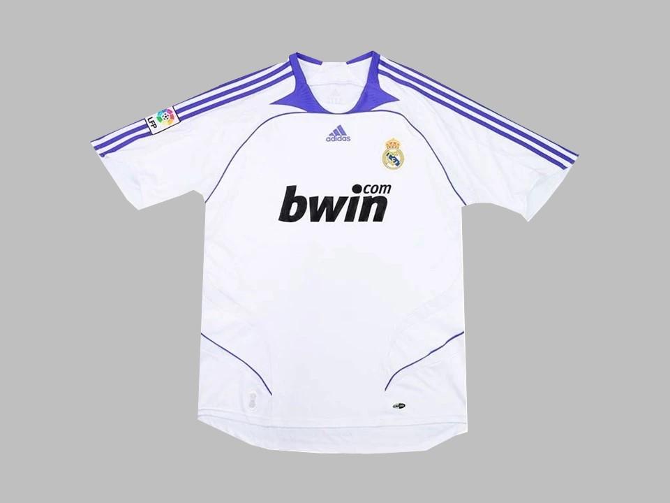 Real Madrid 2007 2008 Domicile Maillot