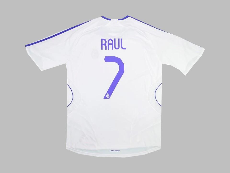 Real Madrid 2007 2008 Raul 7 Domicile Maillot