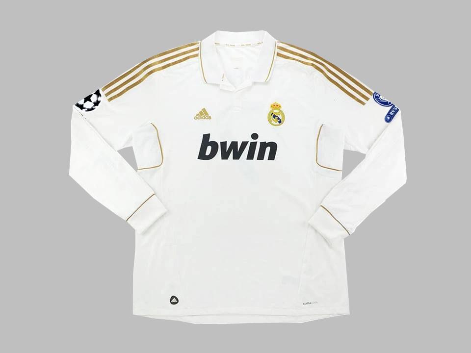 Real Madrid 2011 2012 Domicile Maillot SManches Longuess Ucl
