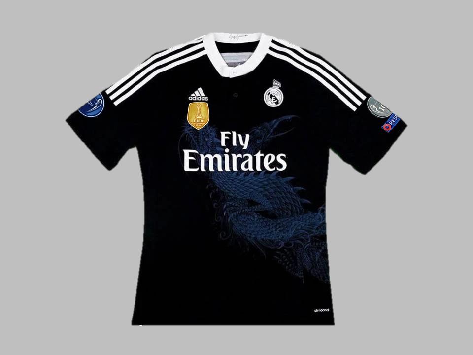 Real Madrid 2014 2015 Exterieur Noir Maillot