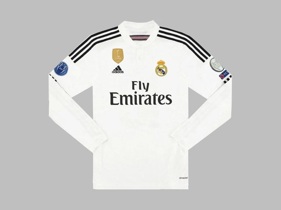 Real Madrid 2014 2015 Domicile Maillot Manches Longues