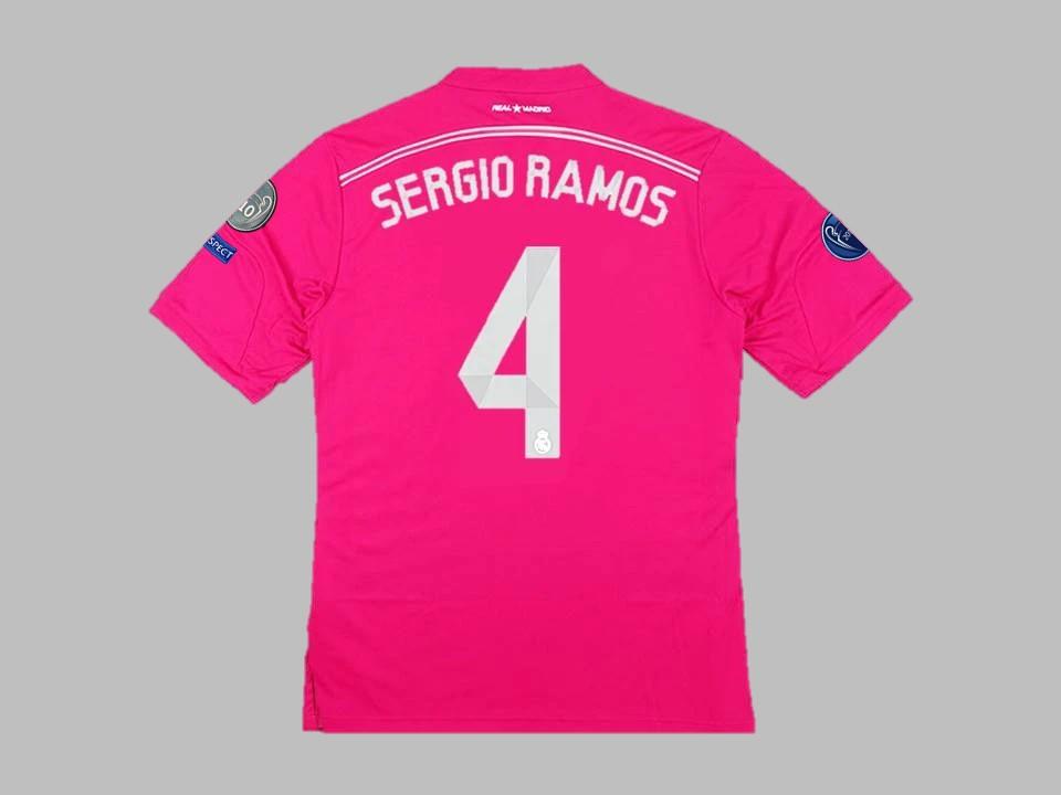 Real Madrid 2014 2015 Sergio Ramos 4 Exterieur Maillot