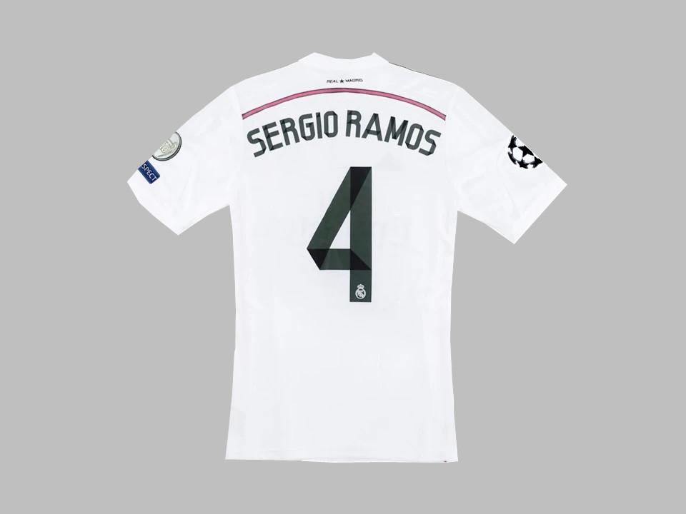 Real Madrid 2014 2015 Sergio Ramos 4 Domicile Maillot