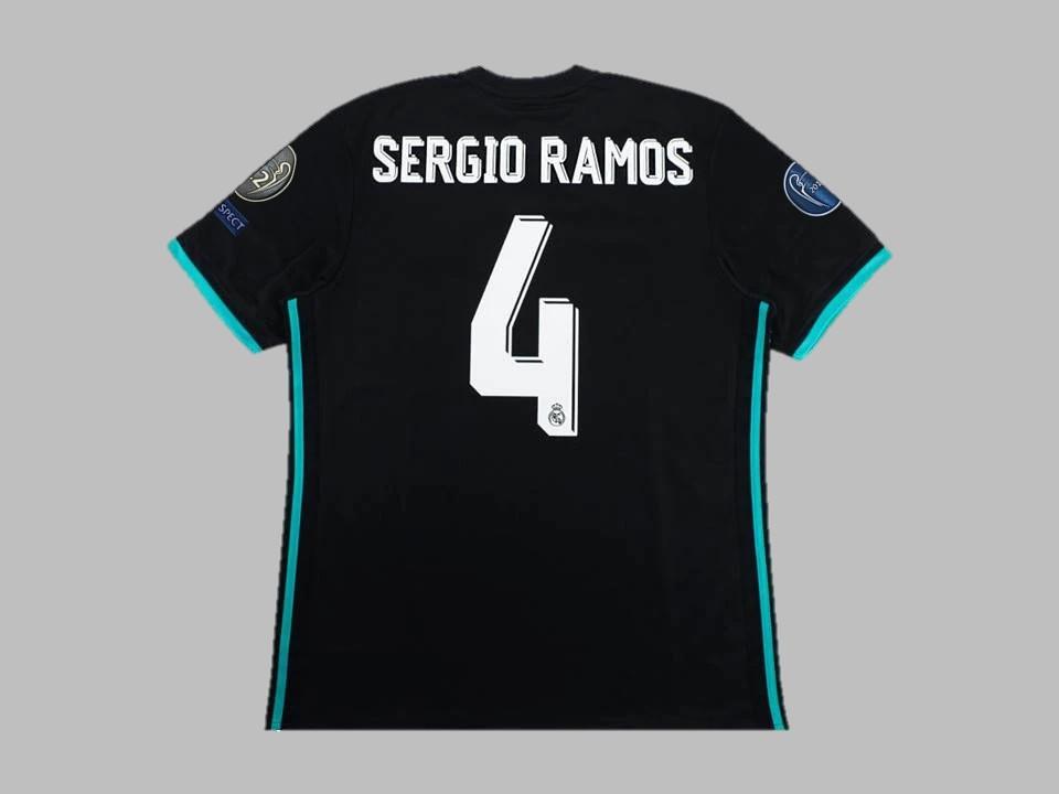 Real Madrid 2017 2018 Sergio Ramos 4 Exterieur Maillot
