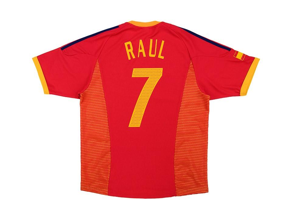 Spain 2002 Raul 7 World Cup Domicile Football Maillot