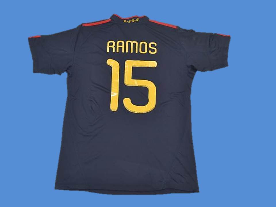 Spain 2010 Espaa Ramos 15 World Cup Finale Exterieur Maillot